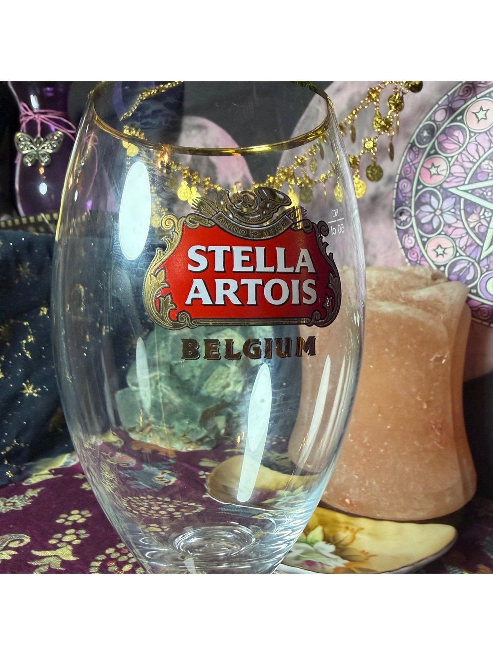 Stella Artois Belgium Beer Chalice Drinking Glass 50CL - Picture 2 of 6